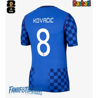 Croația Mateo Kovacic #8 Tricou Fotbal Replică Mondial 2026 Barbati Deplasare